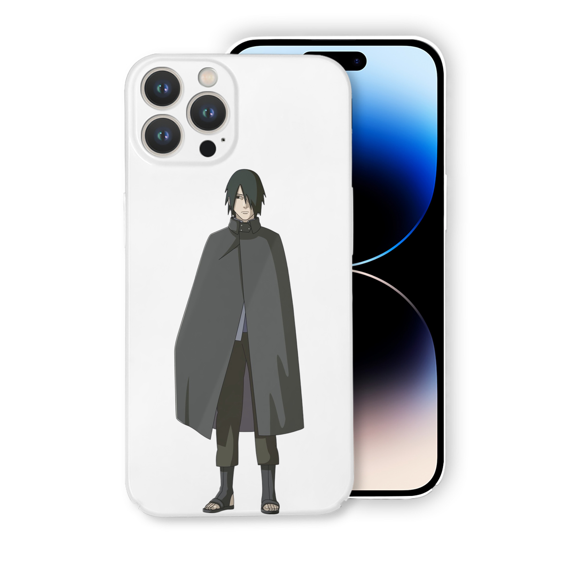 （画像用） NARUTO -ナルト- うちは サスケ Uchiha Sasuke 【iPhone 14シリーズ対応】ハードケース